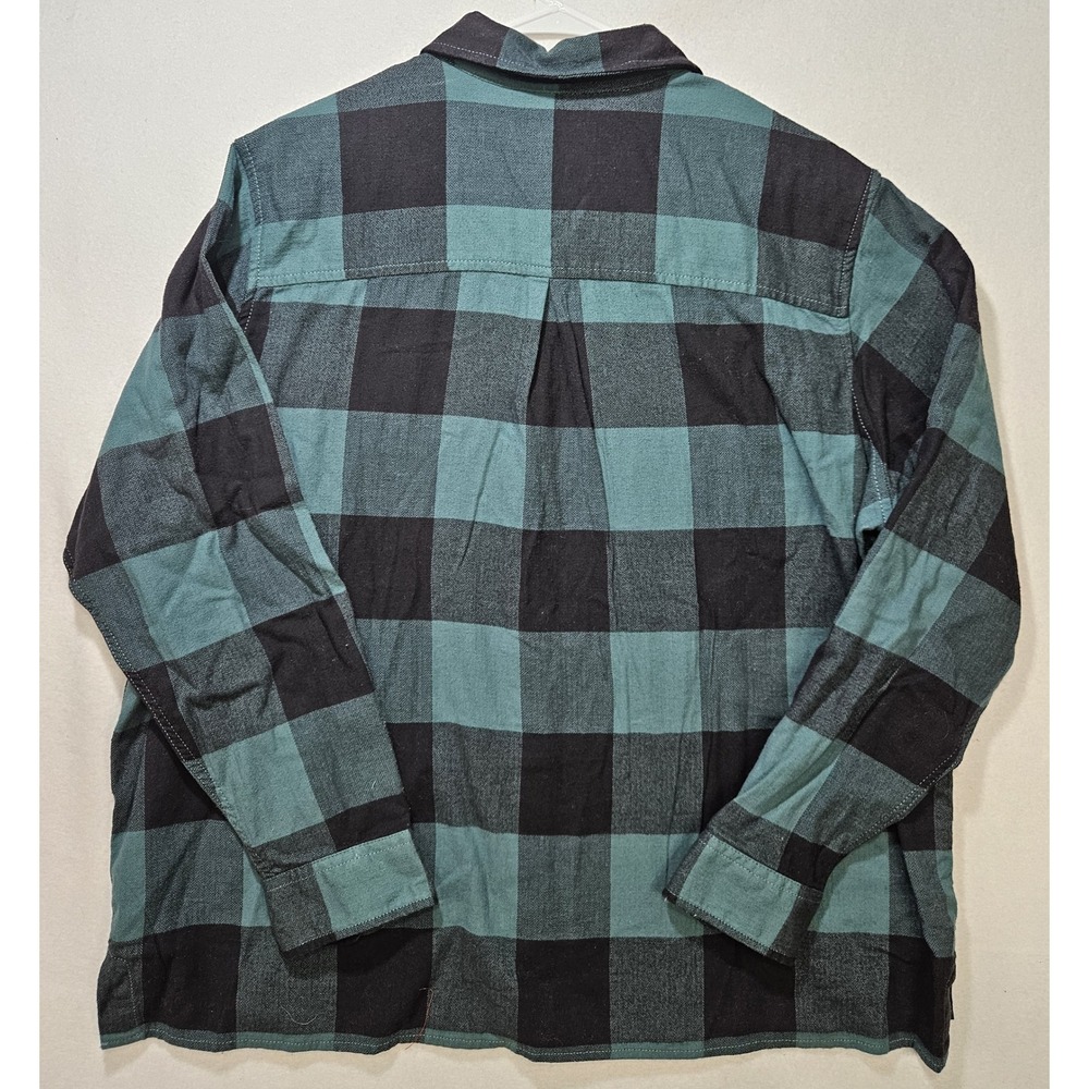 Carhartt Rugged Flex Loose Fit Midweight Flannel Shirt, Women's XL, Green, NWT! - Picture 2 of 6